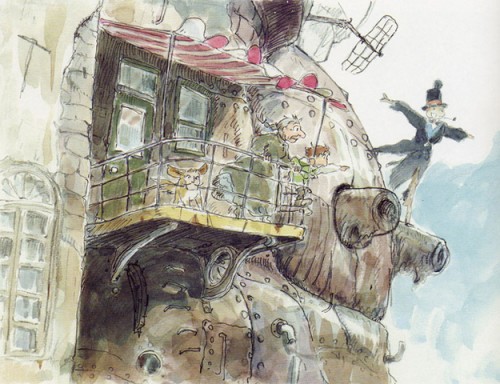Studio Ghibli Concept Art  Howl's Moving Castle