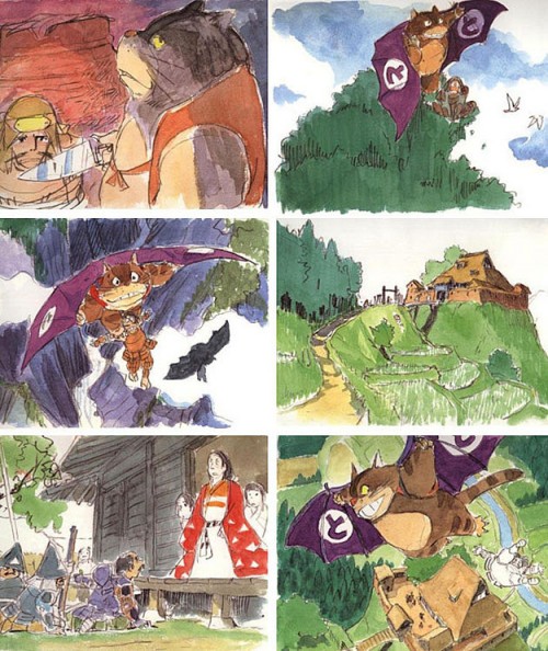 Studio Ghibli Concept Art Mononoke's Princess 1