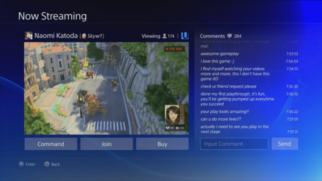 PS4 System menu
