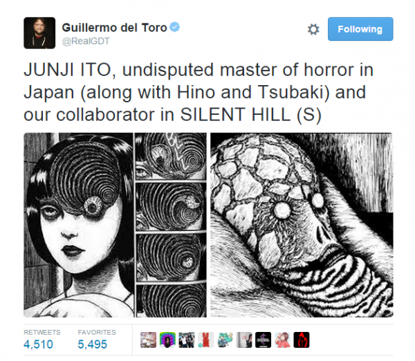 Guillermo del Toro reveals Junji Ito involvement in Silent Hills