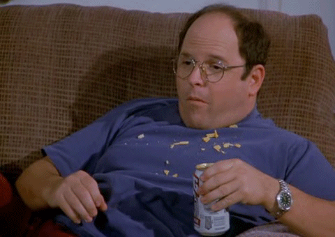 george-eating George Costanza Reaction GIFs 2