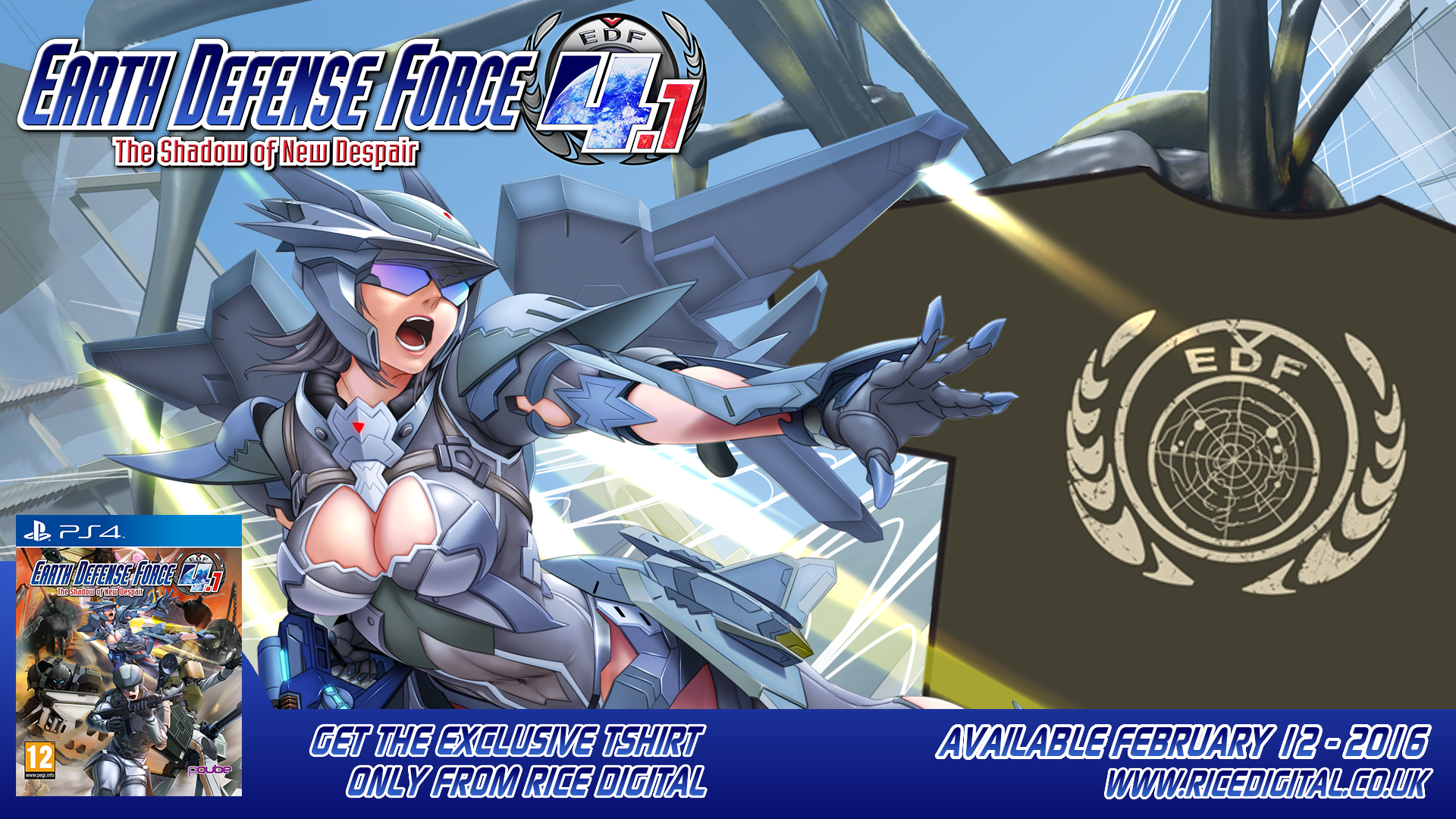 Earth Defense Force 4 1 Earth Defense Force 2 Europe Release Is 12th Feb Rice Digital