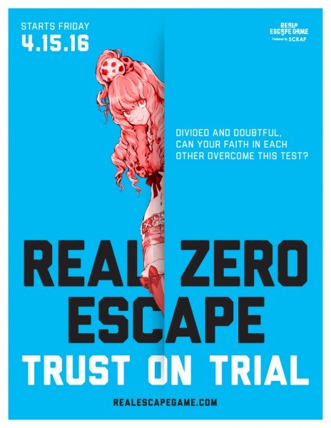 Real Zero Escape Trust on Trail Coming to Los Angeles - Poster