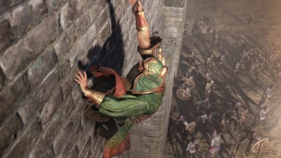 Dynasty Warriors 9 Announced for the West battle3_infiltrate by climbing wall with grappling hook