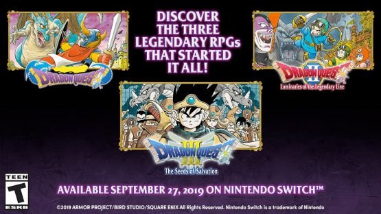 Dragon Quest Switch Ports of I, II, and III Coming West