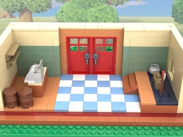 Tom Nook Lego interior