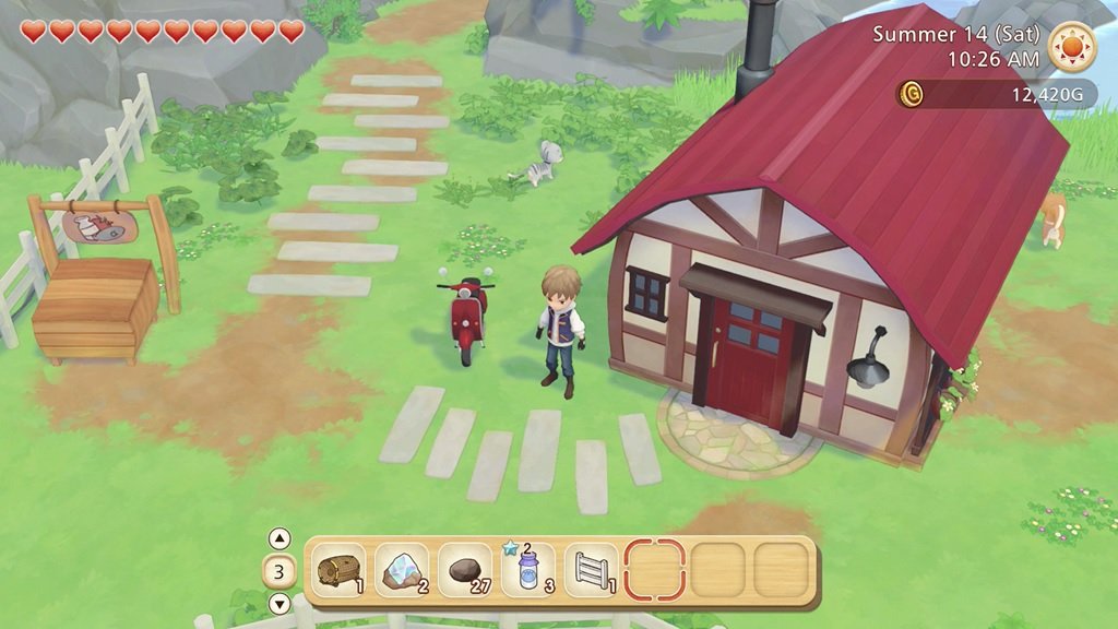 Story of Seasons Pioneers of Olive Town house customisation screenshot