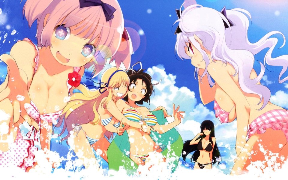 Hibari and the Senran Kagura girls