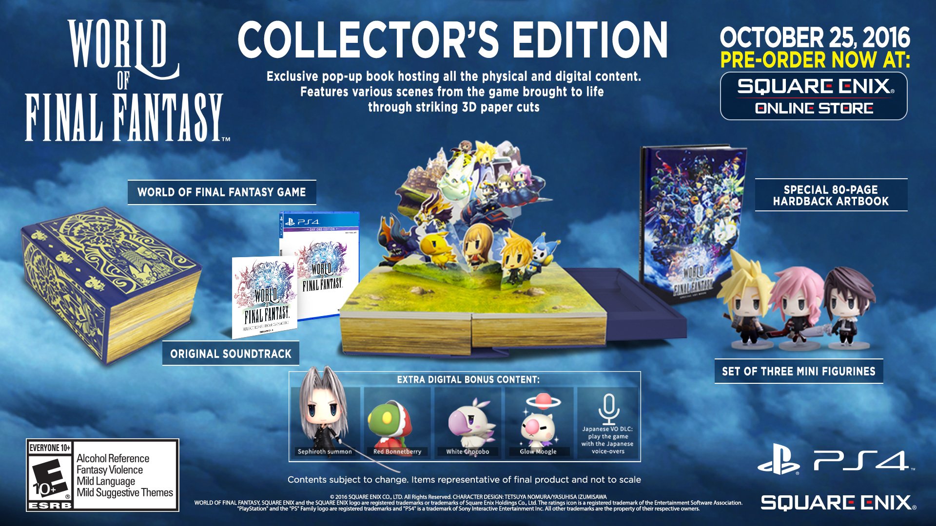 World of Final Fantasy Collector's Edition Revealed - Rice Digital
