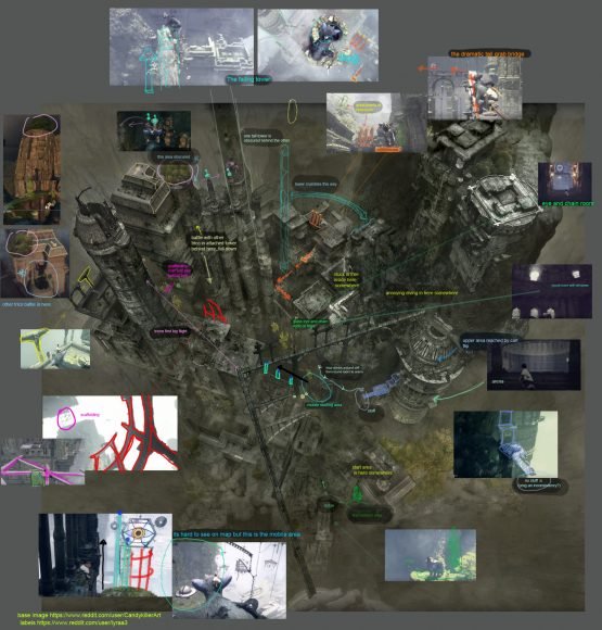 The Last Guardian Map Created By Fans 1