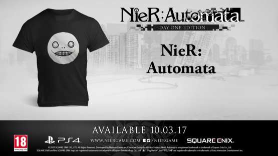 NieR: Automata Pre-Order Video Includes T-Shirt and...Floor Rolling