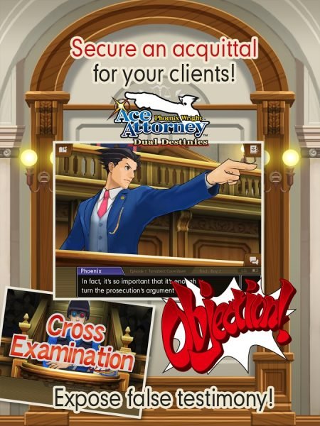 Phoenix Wright: Ace Attorney Dual Destinies Android Release Out Now