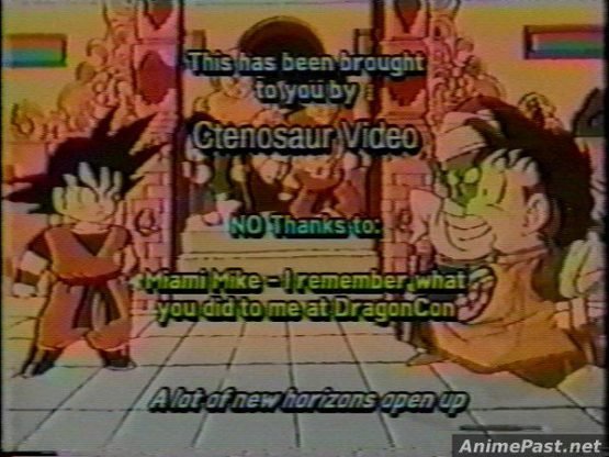 The VHS Dragon Ball Fan Sub Community Had a Lot of Drama 1