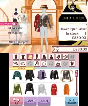 New Style Boutique 3: Customer Guide, Style Boutique Wiki