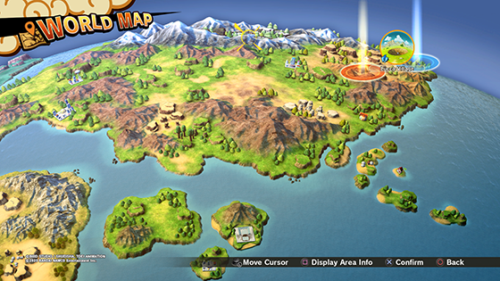dragon ball z kakarot review world map