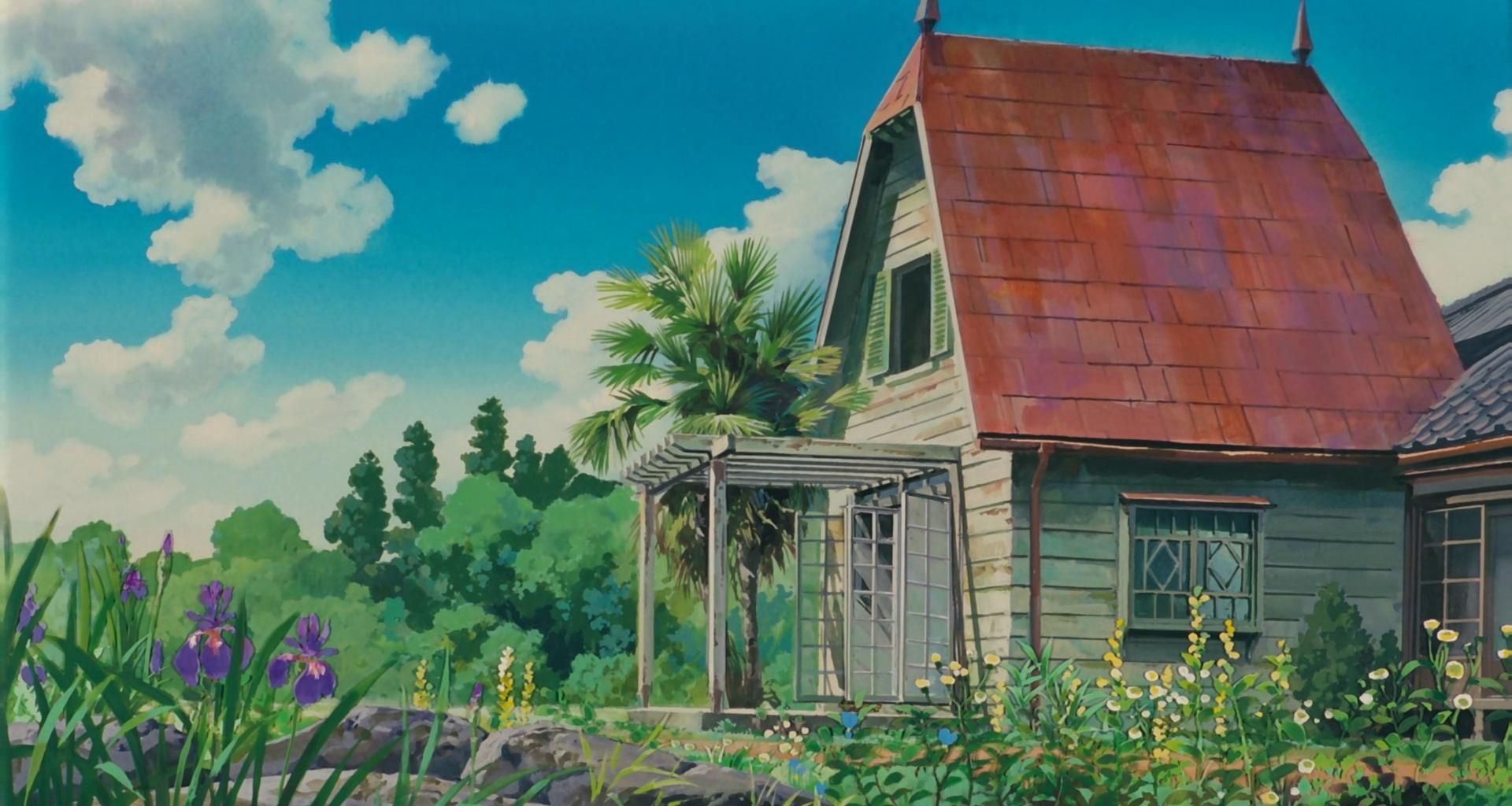 Studio Ghibli anime wallpaper free download zoom background video  conference chat call Japan animation Japanese movies films Nausicaa Laputa  Castle in the Sky Princess Mononoke Spirited Away Howls Moving Castle  Ponyo Arrietty