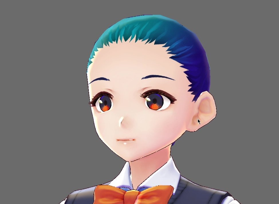 VRoid Studio default female avatar
