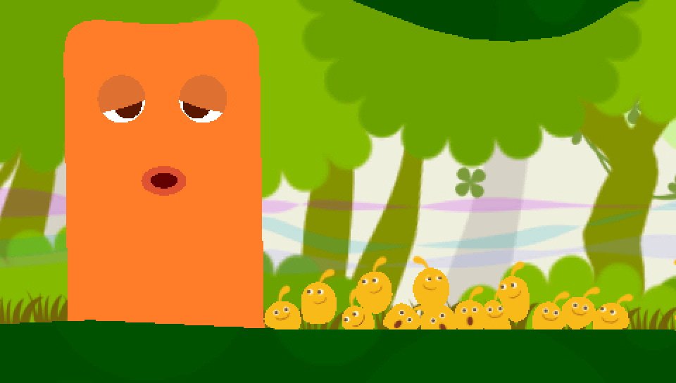 LocoRoco, a game for Sony PlayStation Portable, or PSP.