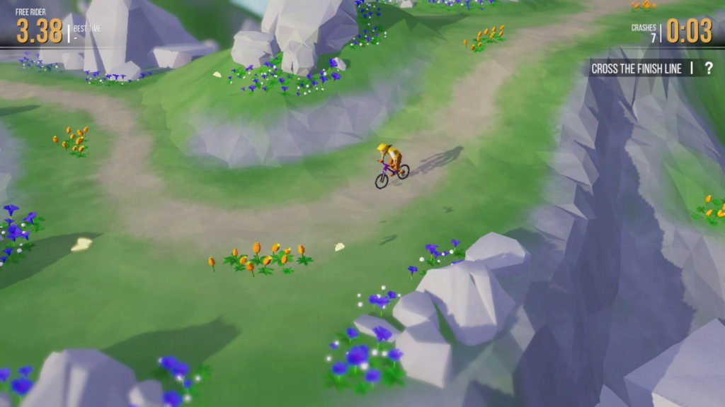 Summery game Lonely Mountains: Downhill