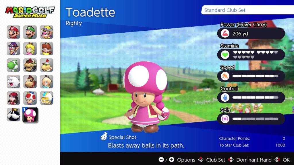 Mario Golf: Super Rush Toadette