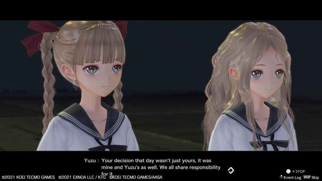 Blue Reflection: Second Light - Yuzu and Lime