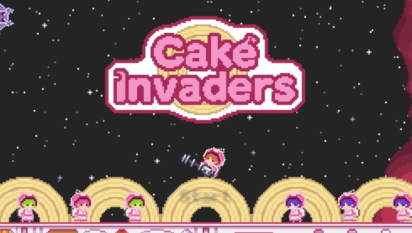  Cake Invaders provides simple, Missile Command-inspired fun