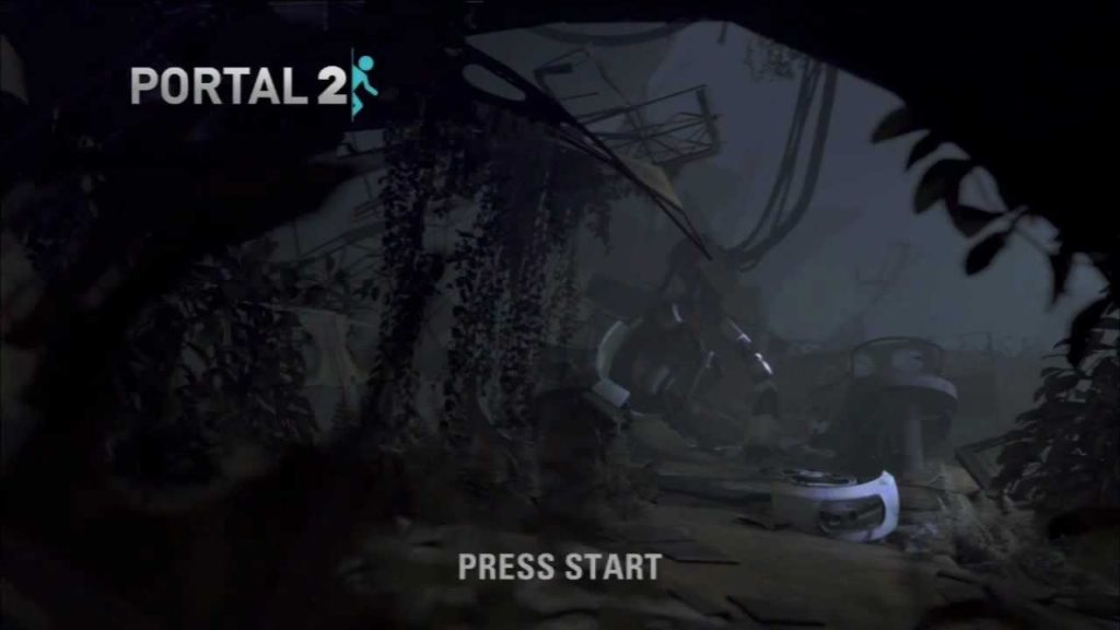 Portal 2 title screen