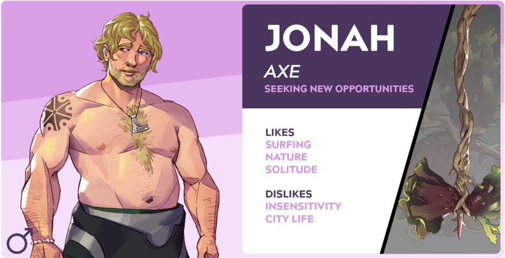 Jonah from Boyfriend Dungeon