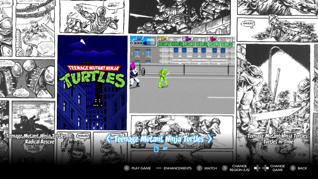Teenage Mutant Ninja Turtles arcade game