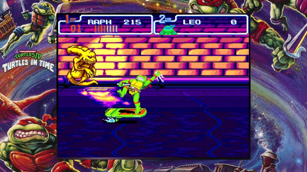 Turtles in Time for SNES - Sewer Surfin