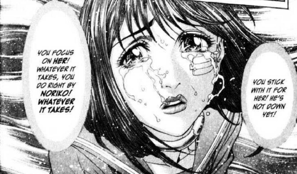Battle Royale Noriko crying