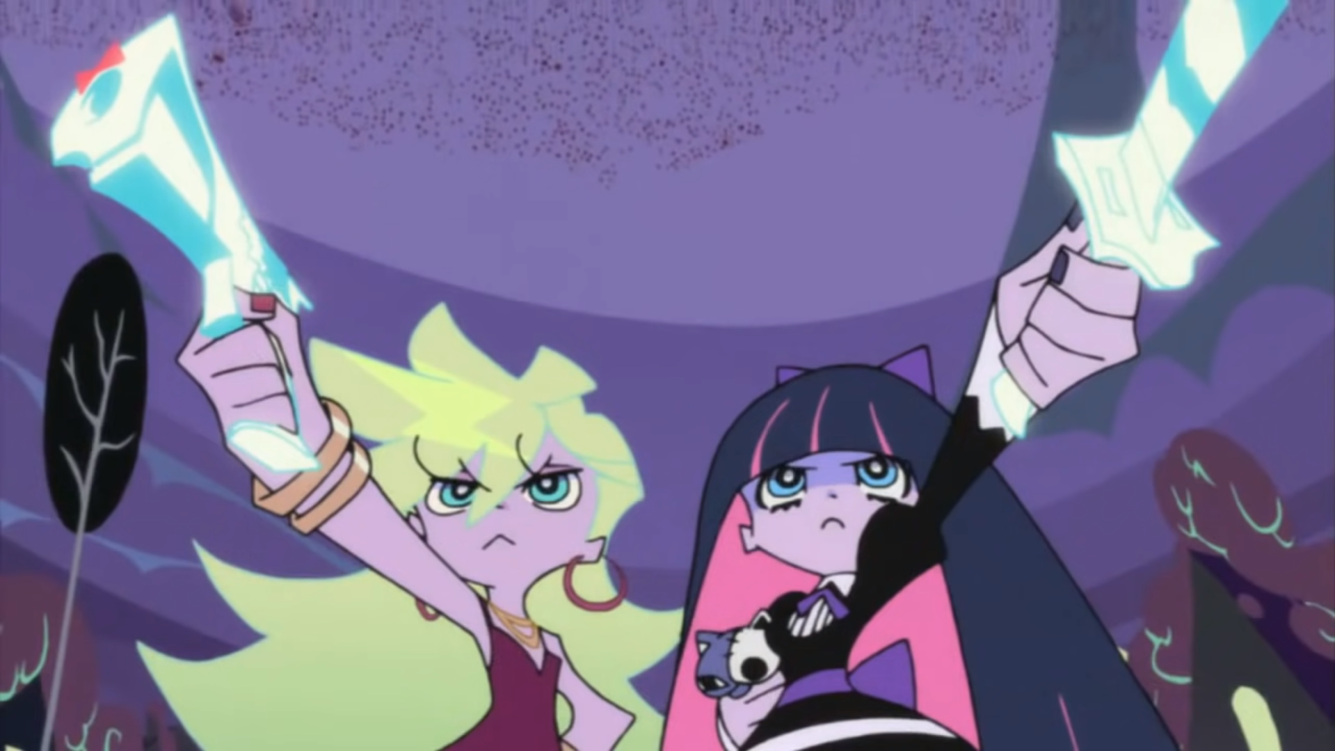 Panty and Stocking's weapons