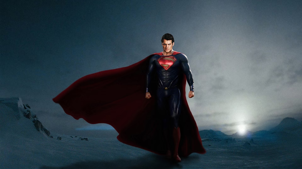 A shadowy Superman from Man of Steel (2013)