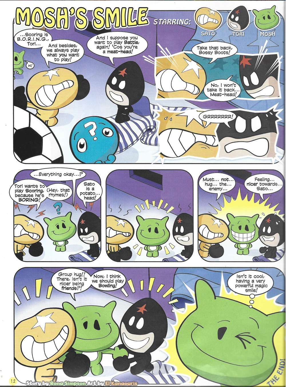 Gogo's Crazy Bones Comic Issue 1, page 12 (September 2010)