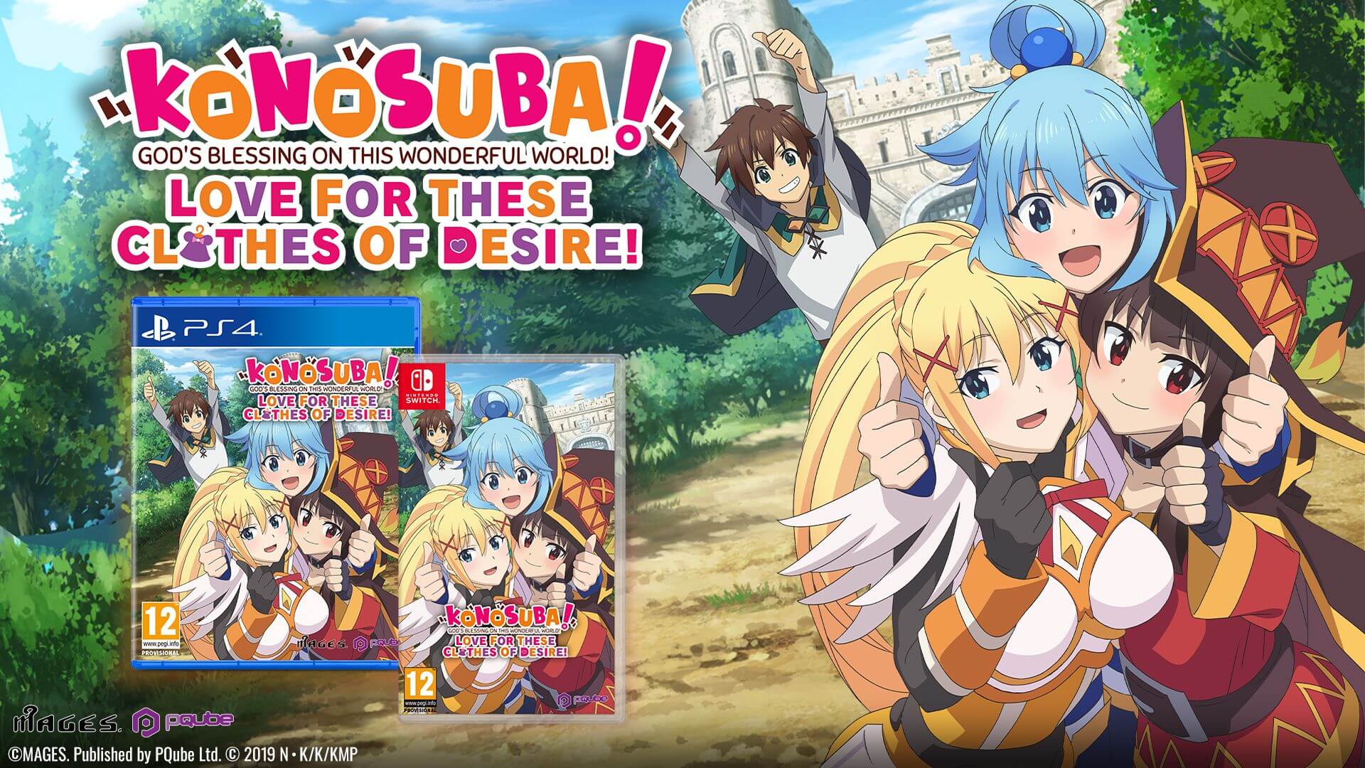  KonoSuba: God’s Blessing on This Wonderful World! Love for these Clothes of Desire! out now